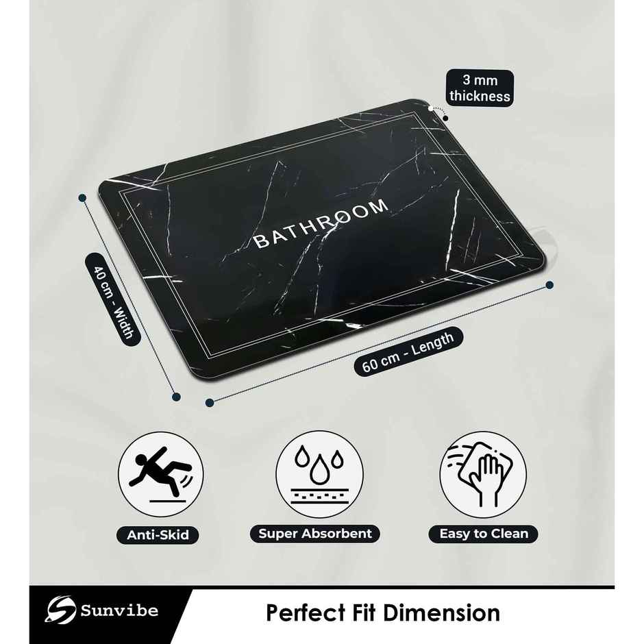 Casacraft by Pepperfry Anti-skid Bath Mat | 41 x 61 cm