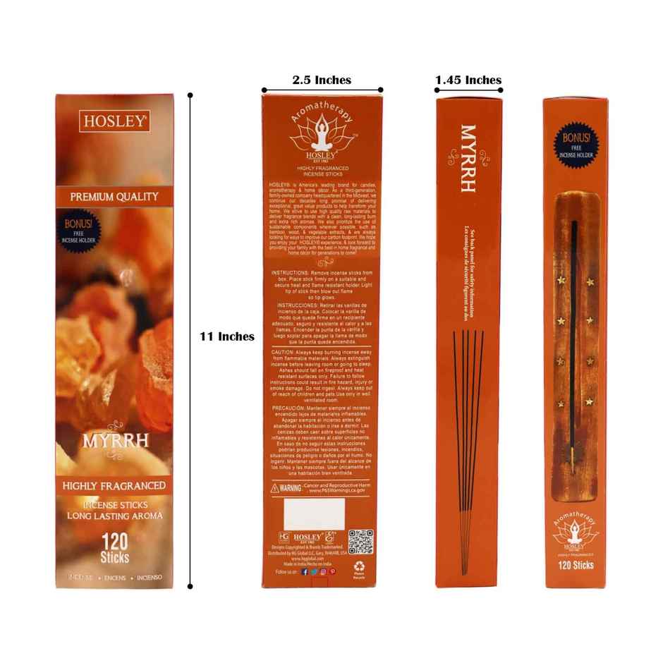 Casacraft by Pepperfry Incense Stick | Myrrh | 120 Sticks
