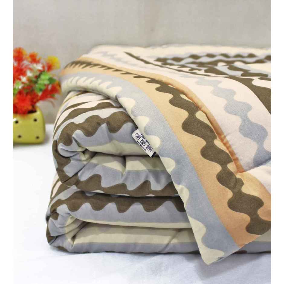 Casacraft by Pepperfry Quilt 150 GSM | Double - Brown
