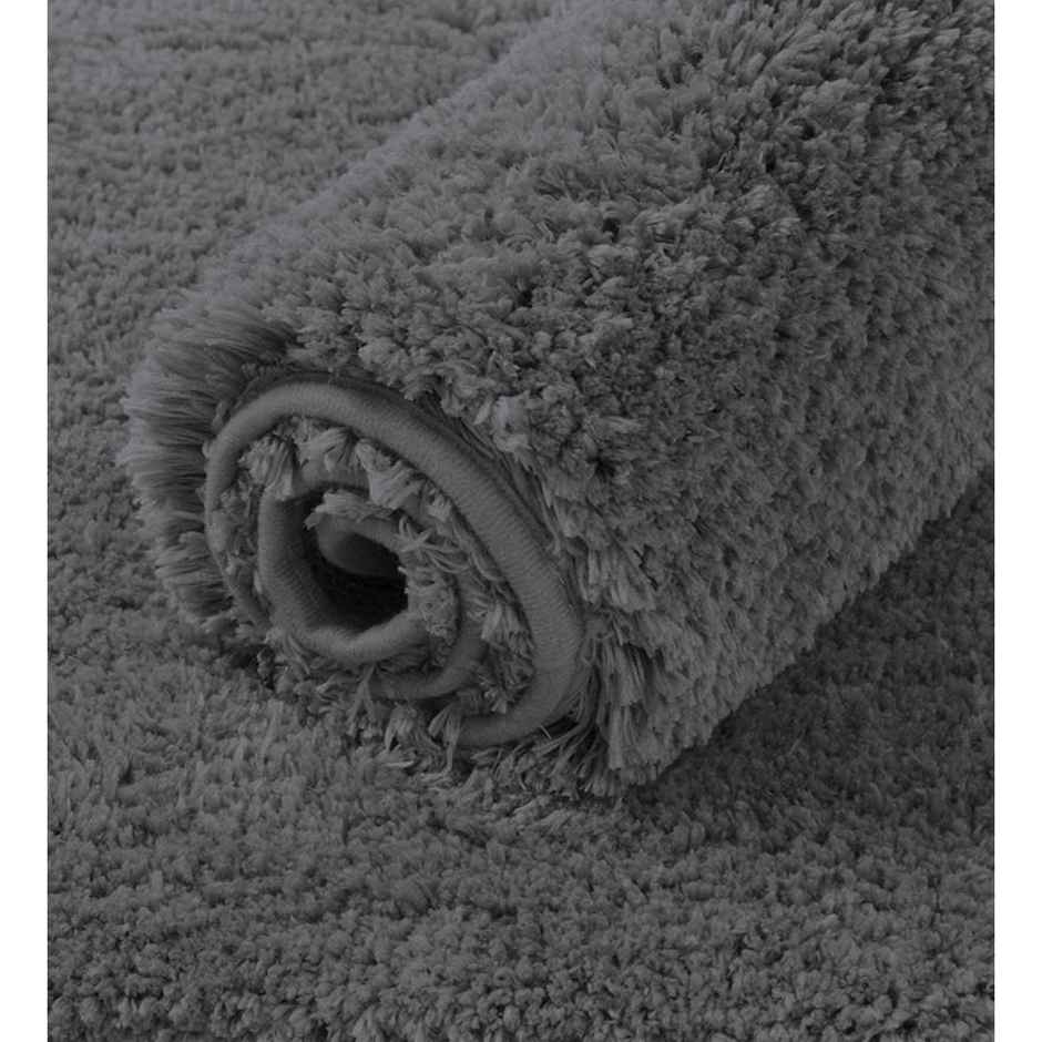 Casacraft by Pepperfry Anti-skid Bath Mat | 76 x 46 cm | Grey