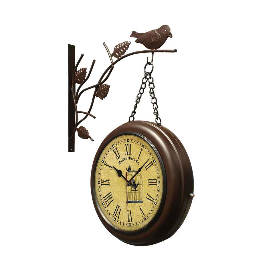 Casacraft by Pepperfry Classic Multicolour Plastic Station Wall Clock