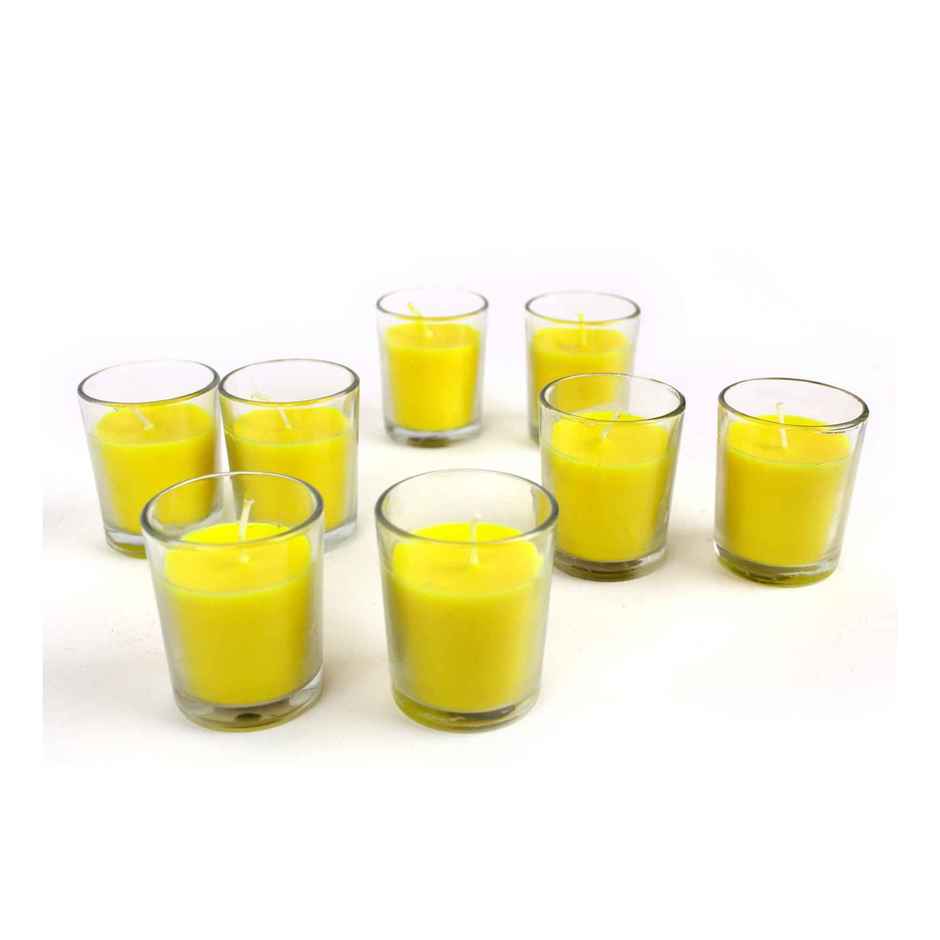Scented Candles | Citrus | Pack of 8 | Casacraft by Pepperfry