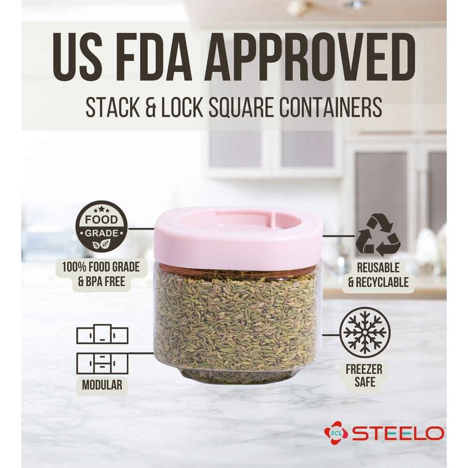 Sunpet Storida Container 2000 ml 3 Pcs Set