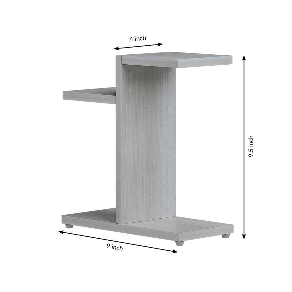 Casacraft by Pepperfry Grey Engineered Wood Planter Stand