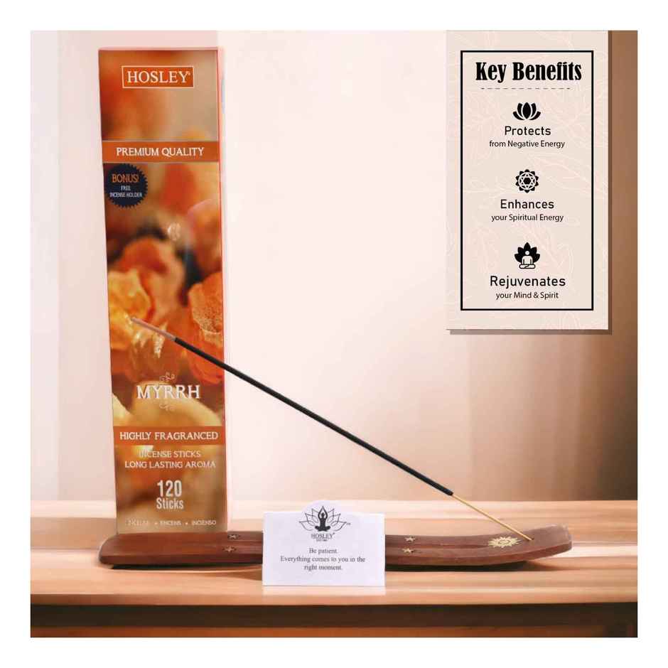 Casacraft by Pepperfry Incense Stick | Myrrh | 120 Sticks