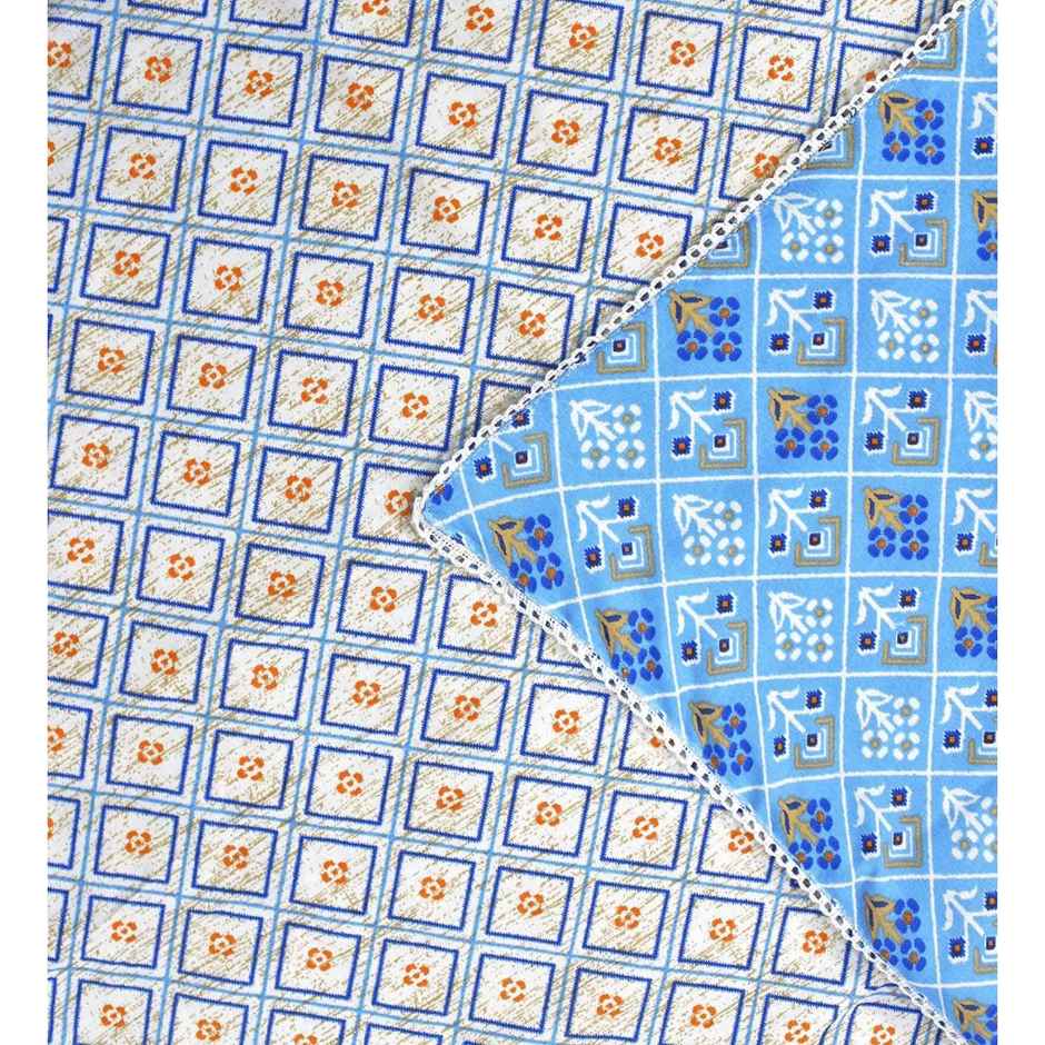 Casacraft by Pepperfry Dohar 150 GSM | Single | Blue