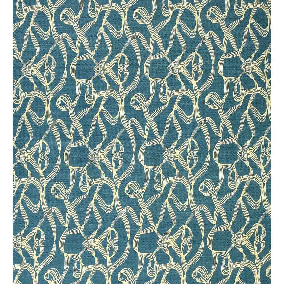 Casacraft by Pepperfry Green Abstract 180 TC Microfiber Double Bedsheet With 2 Pillow Covers