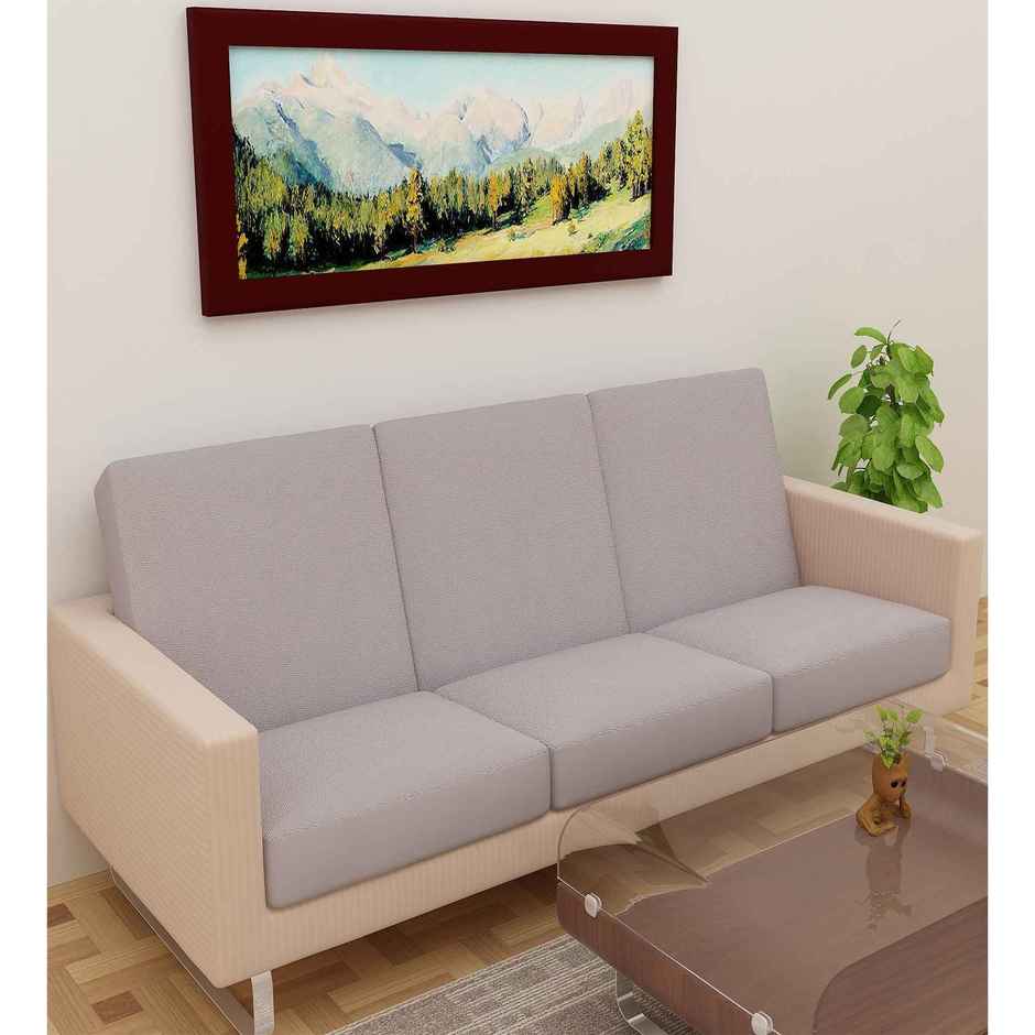 Dream Care Terry Cloth Elastic Sofa Seat Cover 3 Seater | Stretchable Sofa Protector | 23x23 Inch