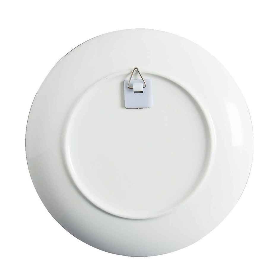 CasaCraft Pepperfry Divine Shri Ram Mandir Ayodhya Ceramic Decorative Round Wall Hanging Plate