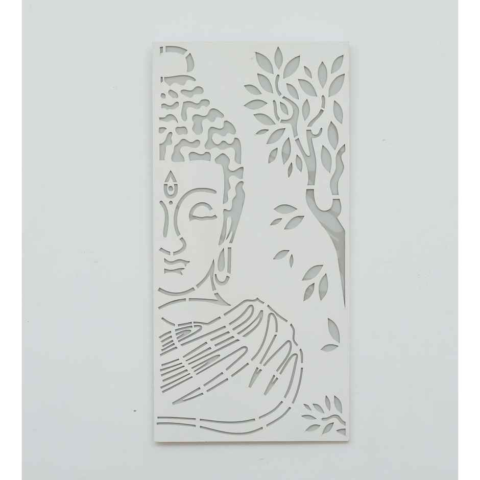 Casacraft From Pepperfry Laser Cut Design Shri Bhudha Mdf Spiritual Wall Art