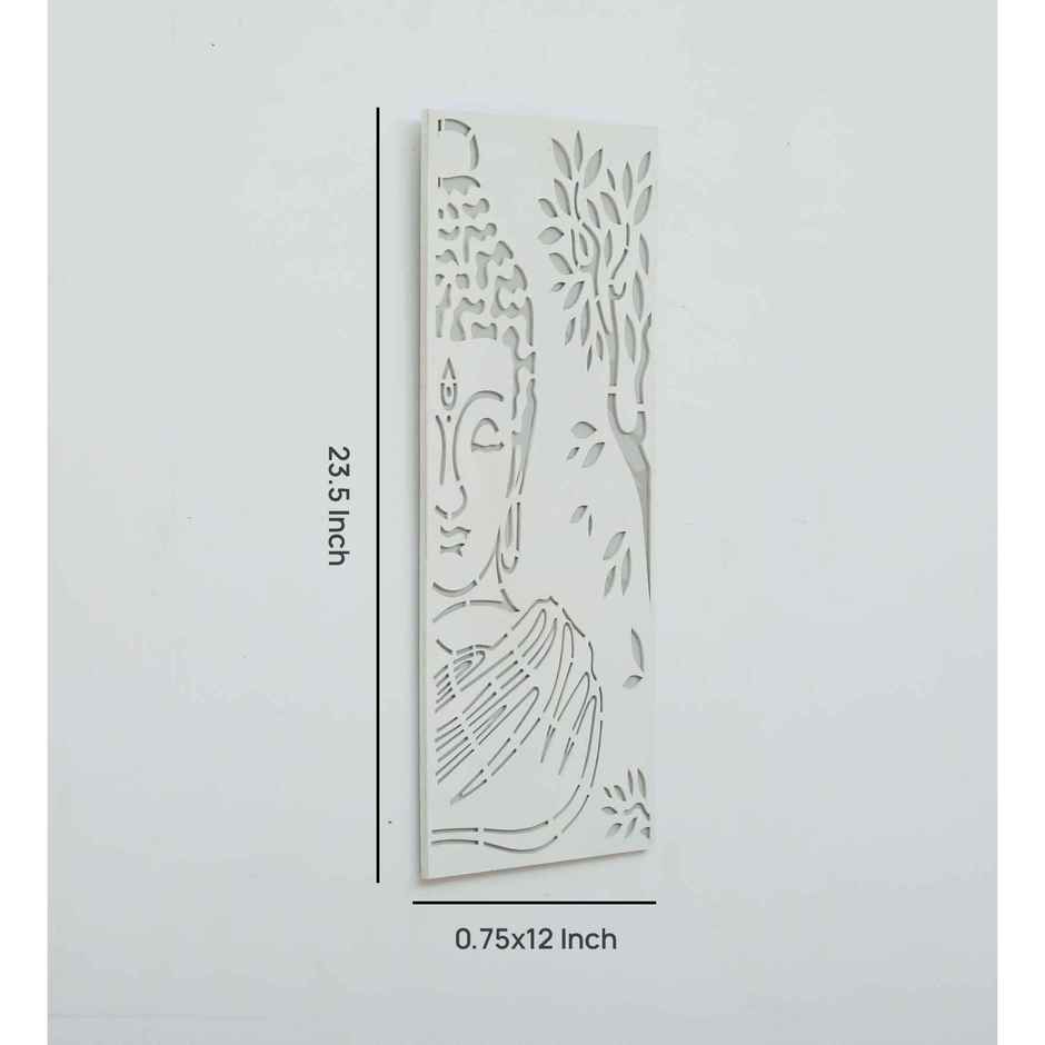 Casacraft From Pepperfry Laser Cut Design Shri Bhudha Mdf Spiritual Wall Art