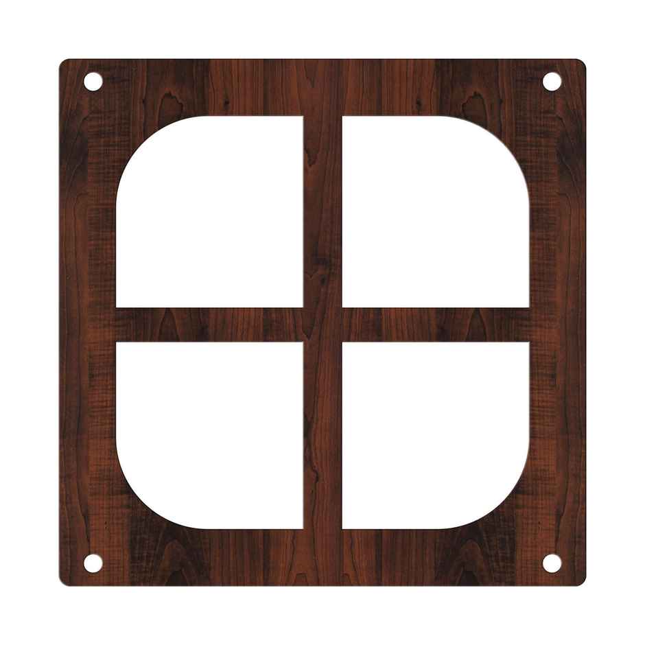 Casacraft by Pepperfry Walnut Engineering Wood Hanging Room Divider - Pack Of 12