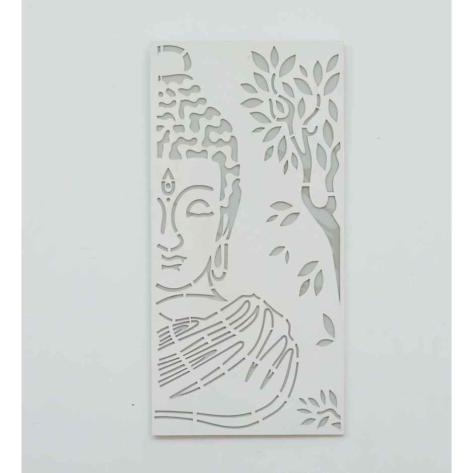 Casacraft From Pepperfry Laser Cut Design Shri Bhudha Mdf Spiritual Wall Art