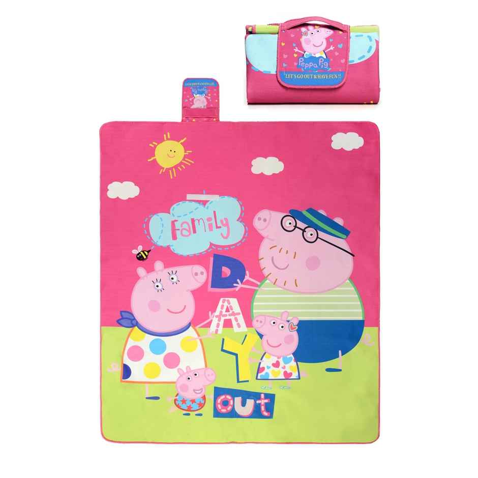 Casacraft by Pepperfry Kids Carpet | 4 x 5 feet | Peppa Pig