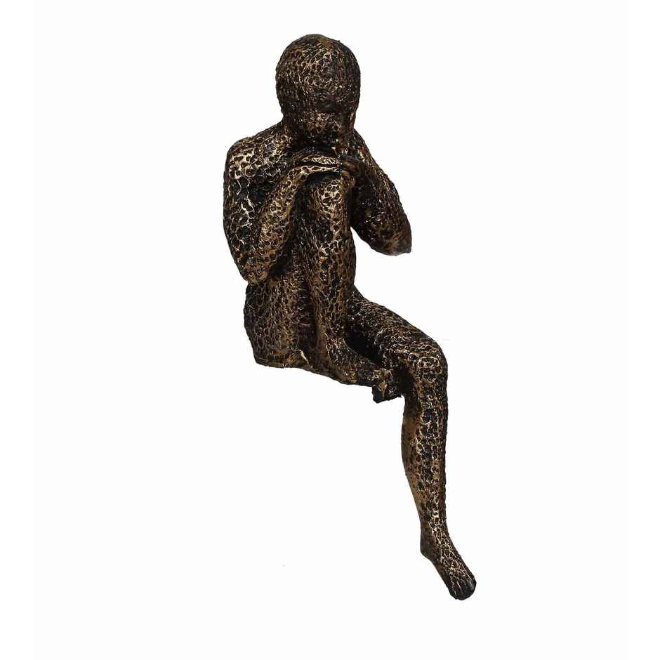 Casacraft by Pepperfry Figurine | Man Sitting