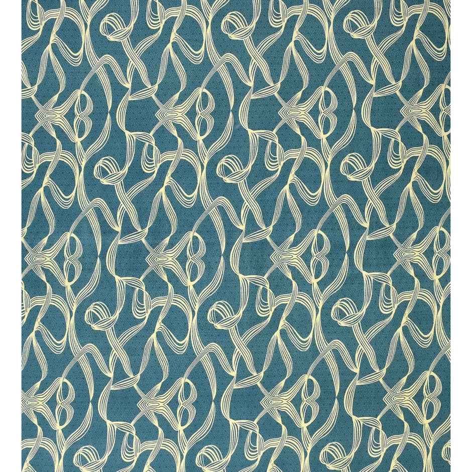 Casacraft by Pepperfry Green Abstract 180 TC Microfiber Double Bedsheet With 2 Pillow Covers