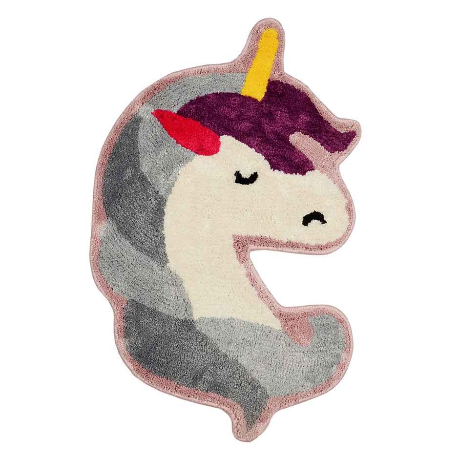 Casacraft by Pepperfry Kids Carpets | 24 x 24 Inches | Unicorn