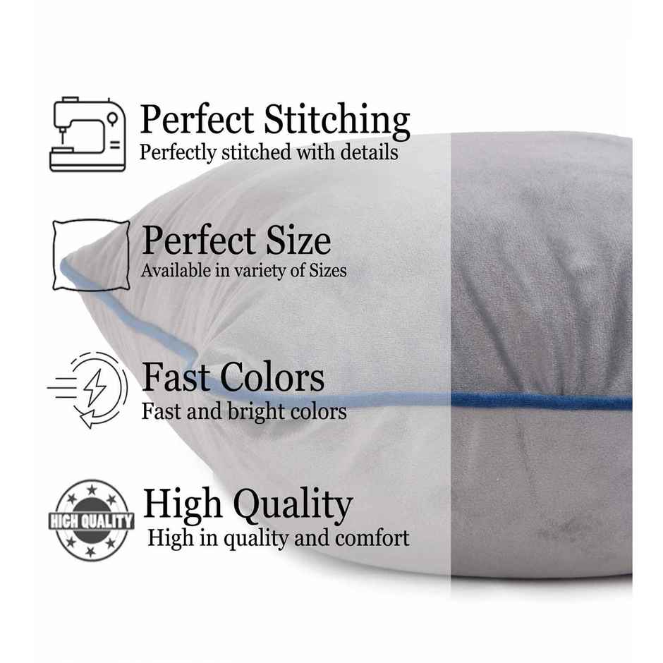 Casacraft by Pepperfry Cushion Covers | 16 x 16 | Set  of 5