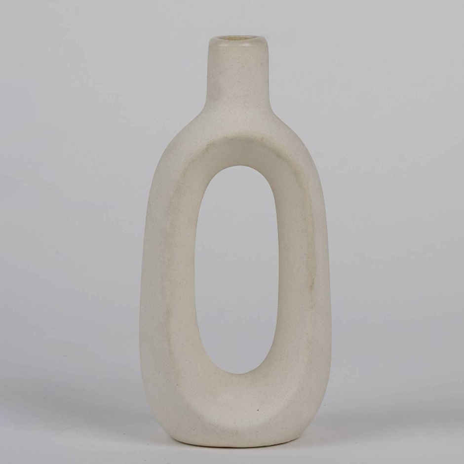 Casacraft by Pepperfry Table Vase | White