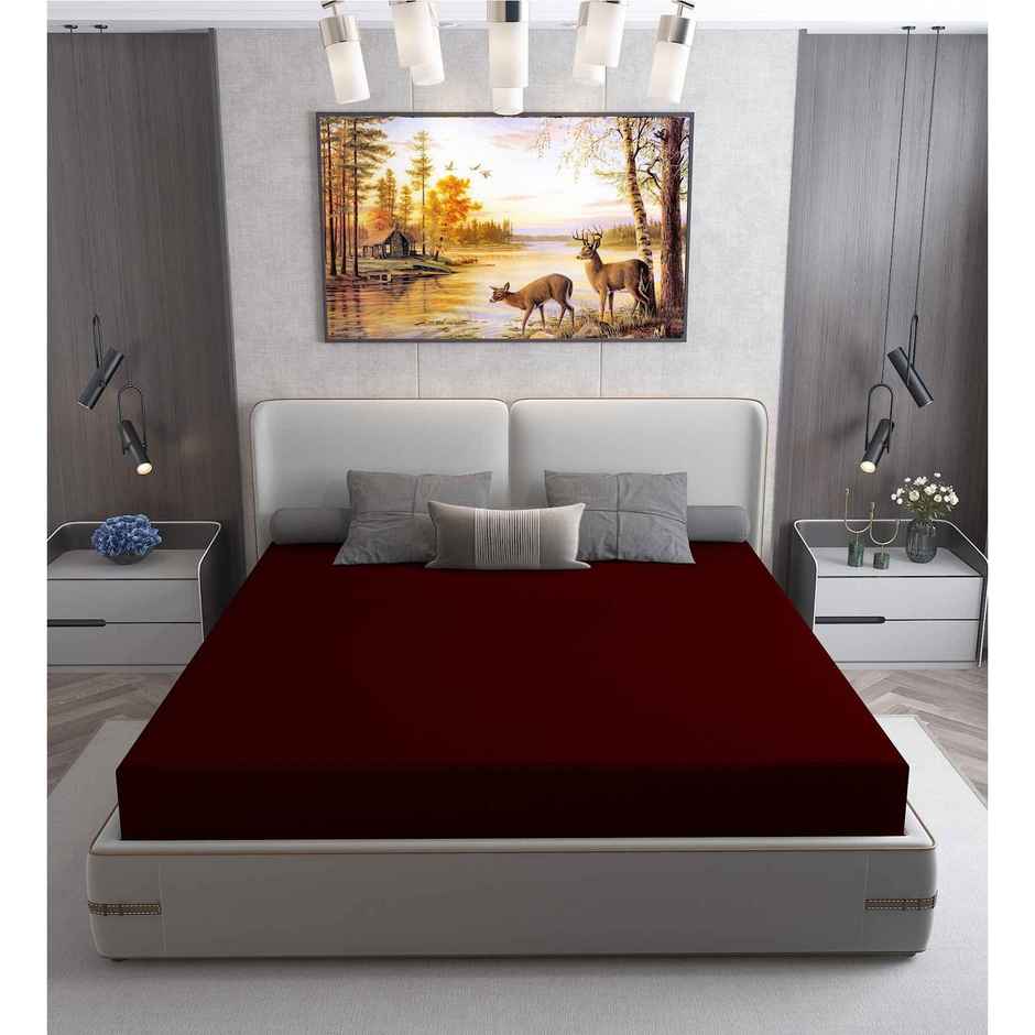 Dream Care Lycra Fitted Mattress Protector | 72x60 in | Queen | Waterproof