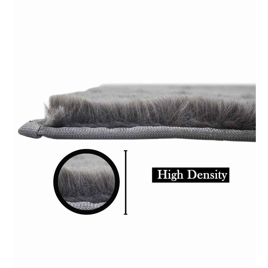 Polyester Anti Slip Mat | Grey | 24 x 16 inch