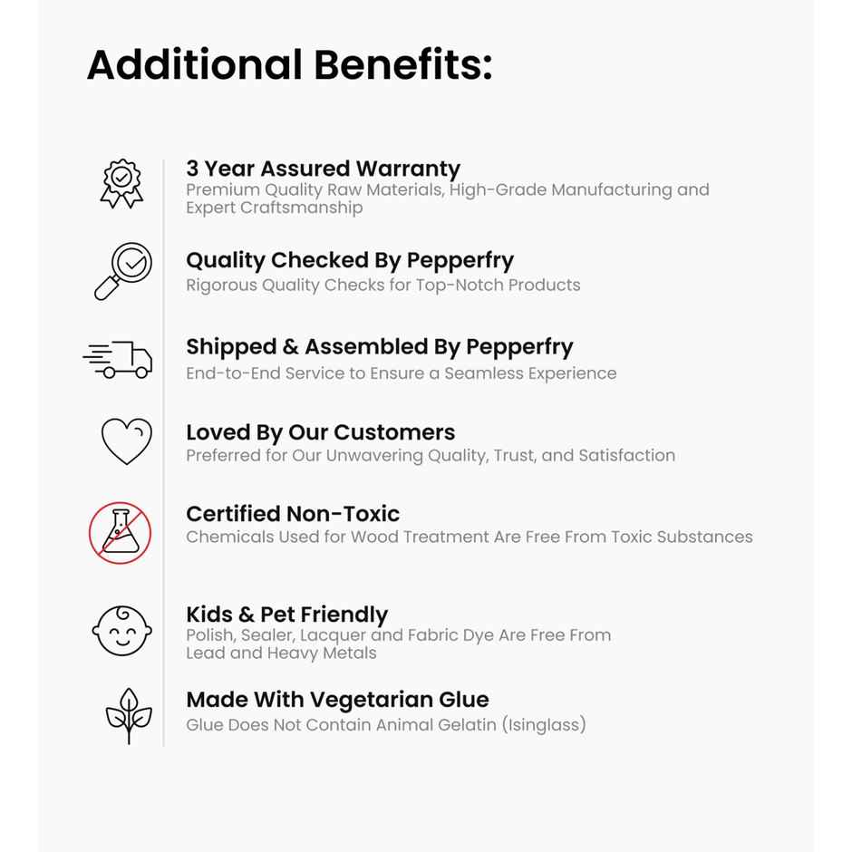 Casacraft by Pepperfry Woodsworth Taulov Sheesham Wood Folding Chair in Honey Oak Finish