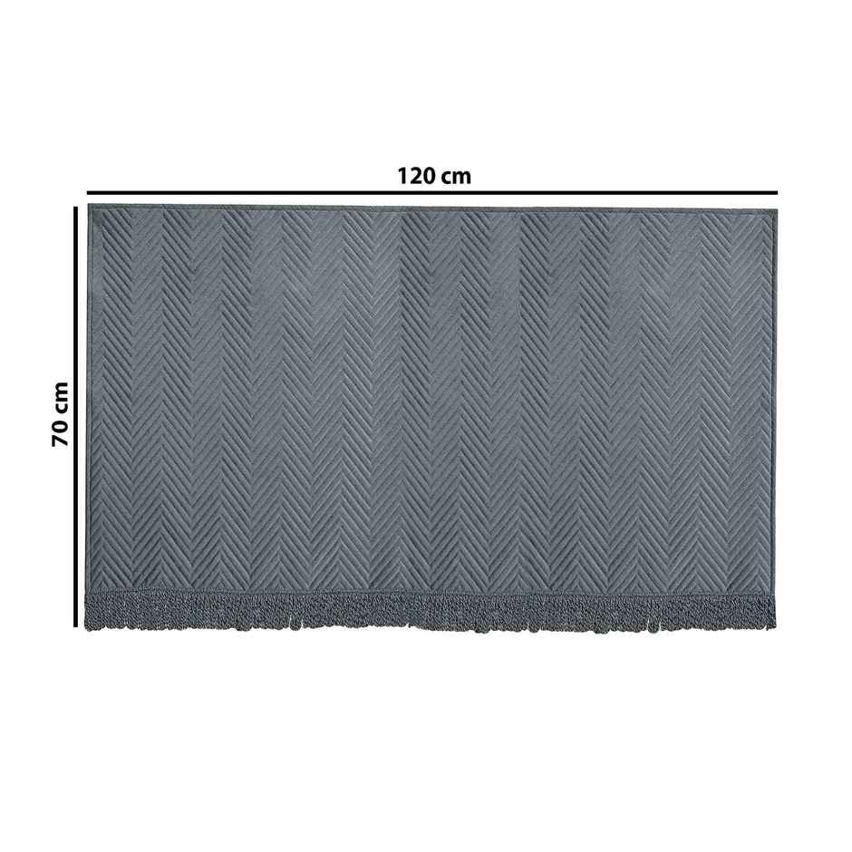 Casacraft by Pepperfry Sofa Covers 3 Seater | Grey