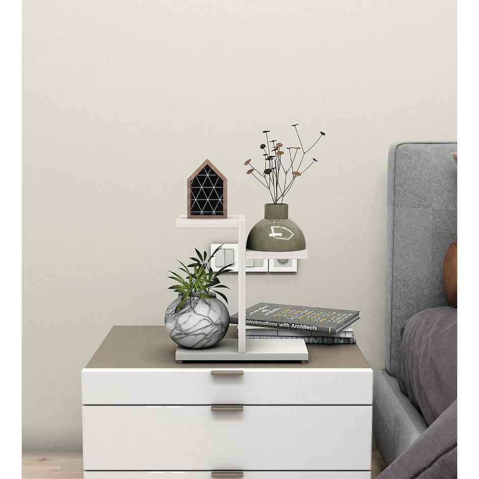 Casacraft by Pepperfry Grey Engineered Wood Planter Stand