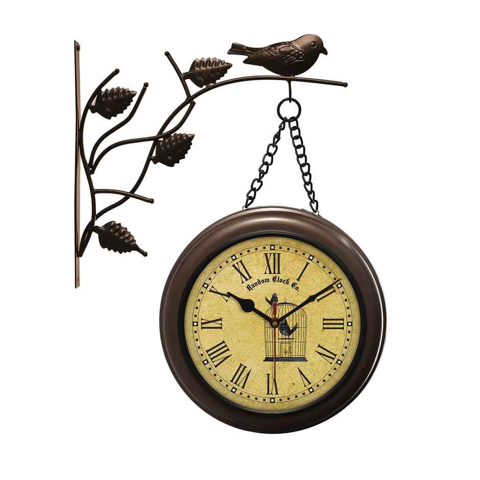 Casacraft by Pepperfry Classic Multicolour Plastic Station Wall Clock