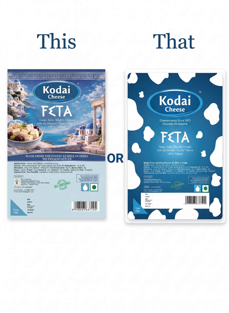Kodai Cheese - Feta