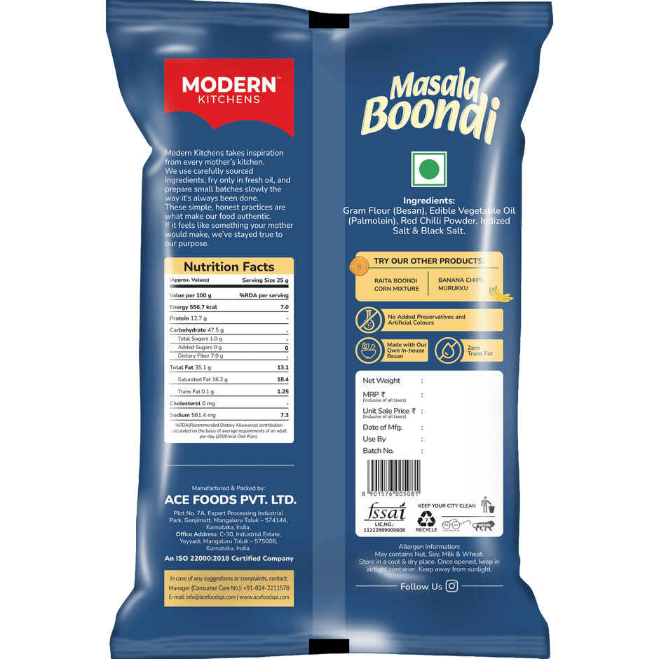 Modern Kitchen Boondi Masala