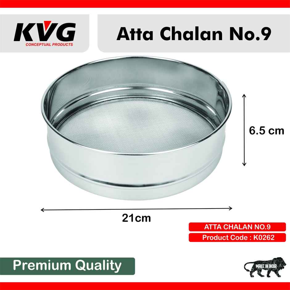KVG Stainless Steel Atta Chalni