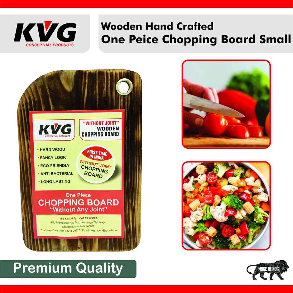 KVG Wooden Chopping Board | Wooden Cutting Serving Plater