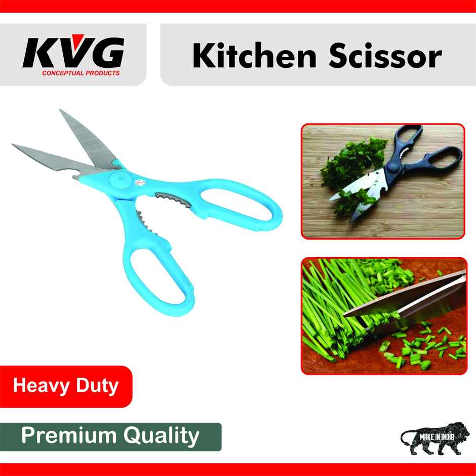 KVG Kitchen Scissor | Scissor For Vegetable , Pizza,Herbs