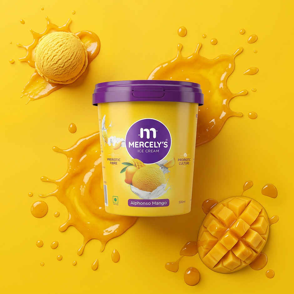 Mercely's Alphonso Mango Family Pack Ice Cream Tub