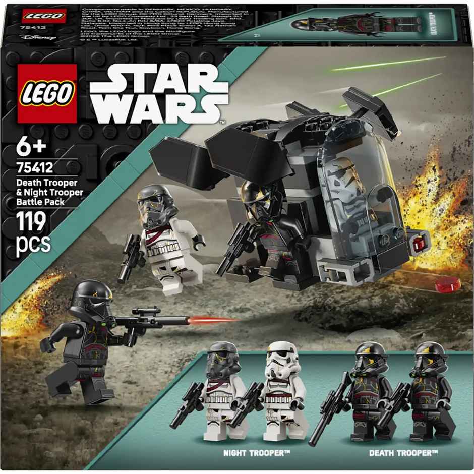 LEGO Star Wars Death Trooper and Night Trooper Battle Pack Building Toy 75412