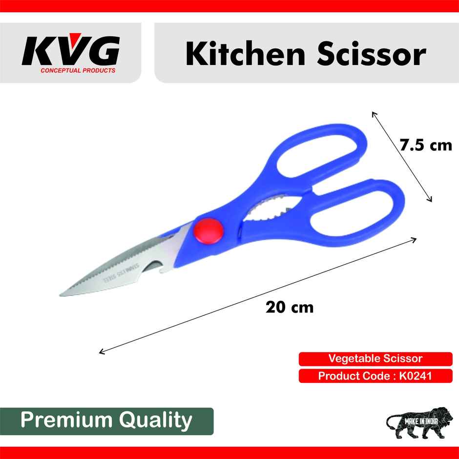 KVG Kitchen Scissor | Scissor For Vegetable , Pizza,Herbs