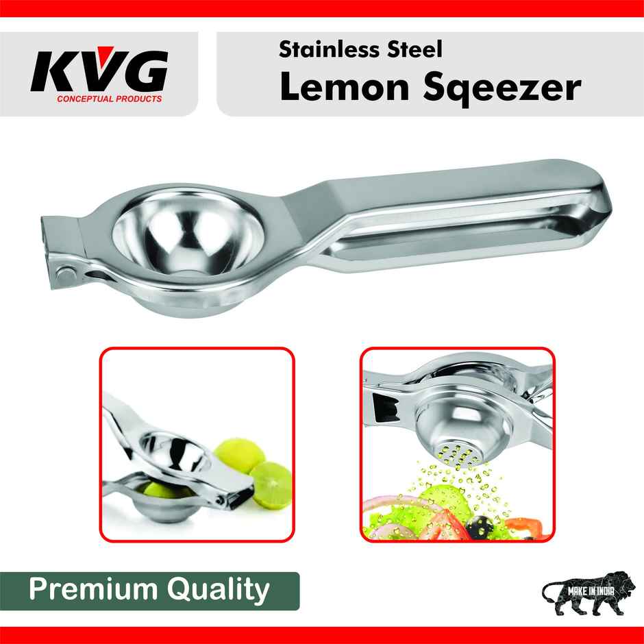 KVG Stainless Steel lemon Squeezer | Manual Squeeze Juice Extractor