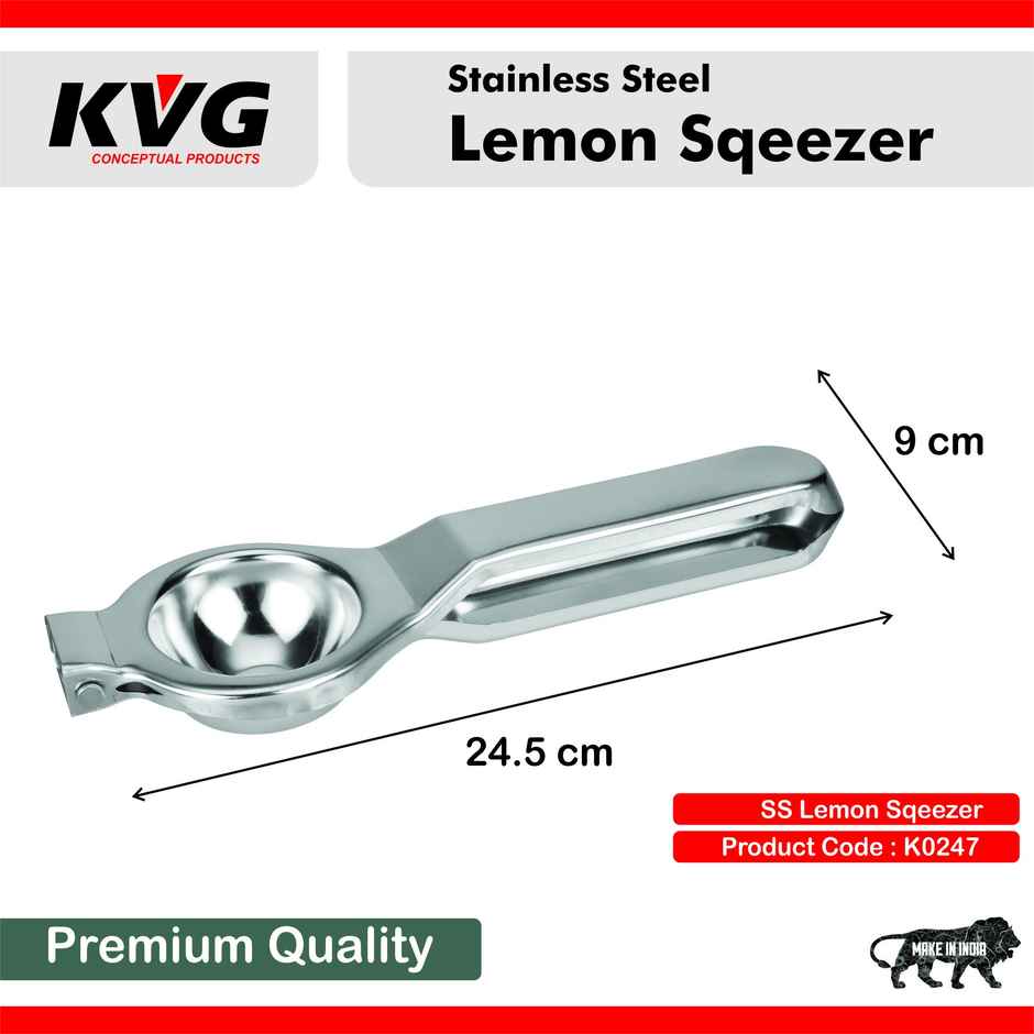 KVG Stainless Steel lemon Squeezer | Manual Squeeze Juice Extractor