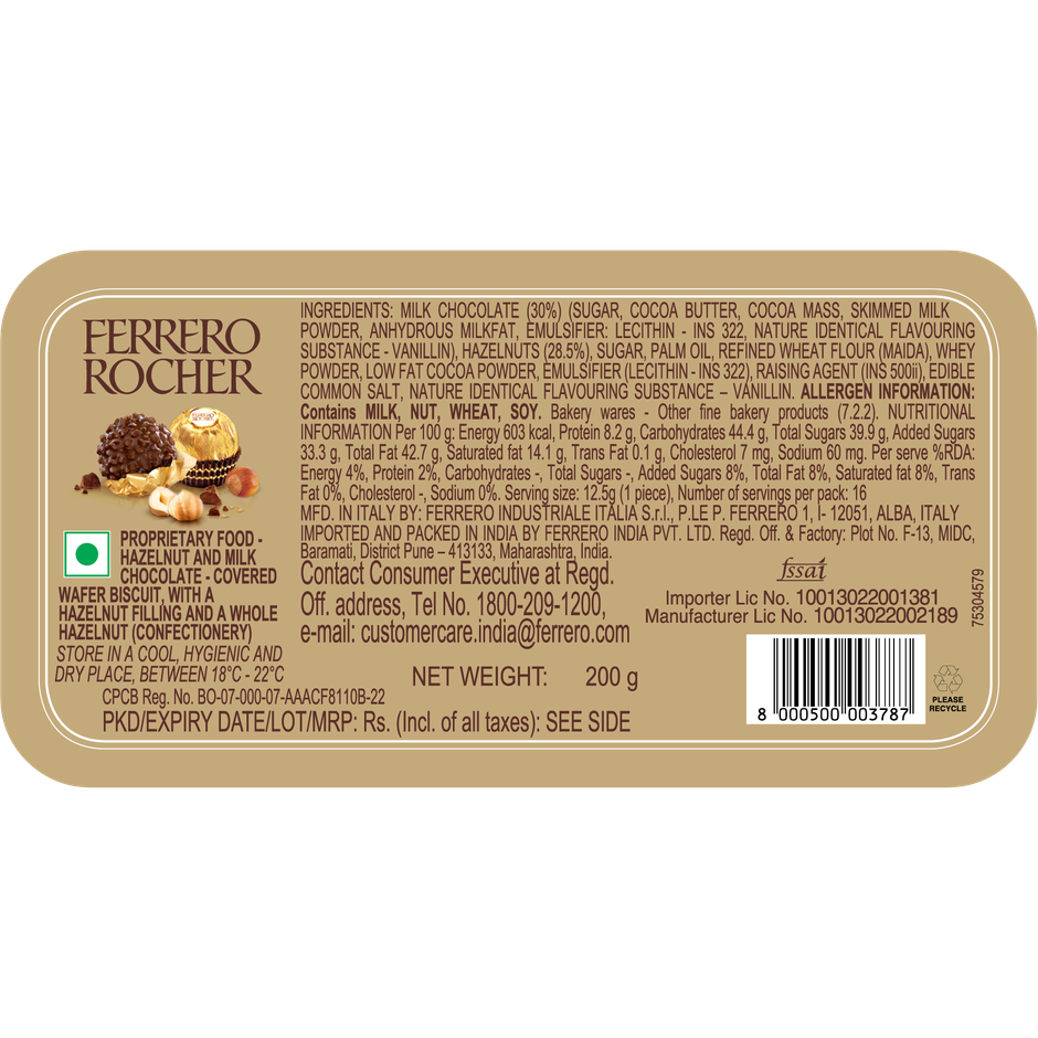 Ferrero Rocher Premium Chocolates Gift Pack