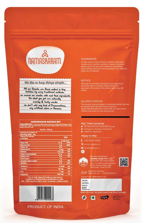 Namaskaram Madras Mix