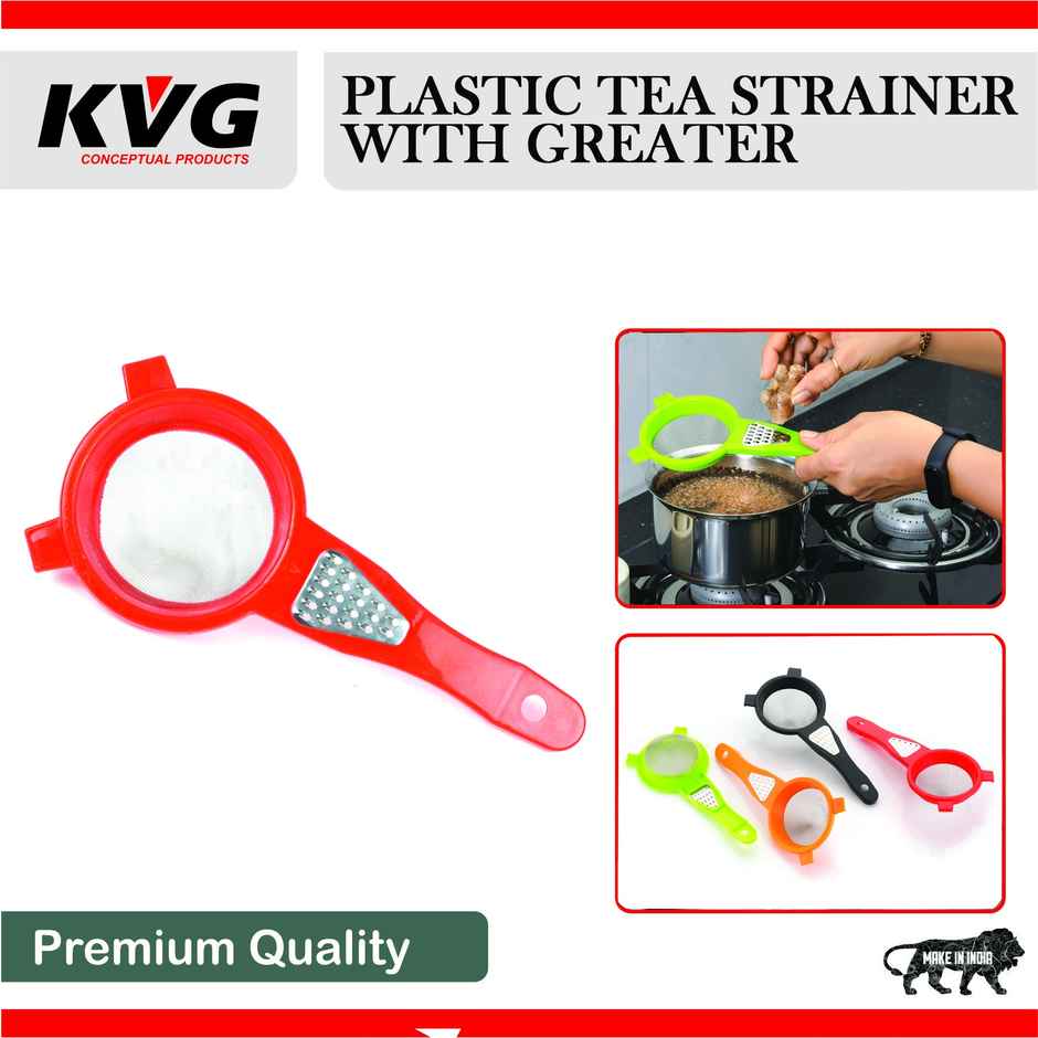 KVG Plastic Strainer With Ginger Grater