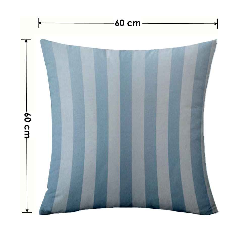 Lushomes Bolster Cushion Covers - Blue | 24 x 24 inch