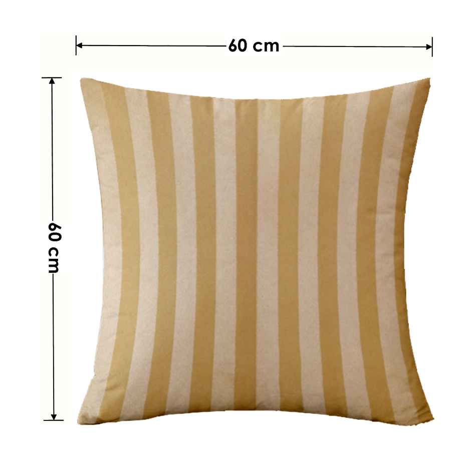 Lushomes Bolster Cushion Covers - Beige | 24 x 24 inch
