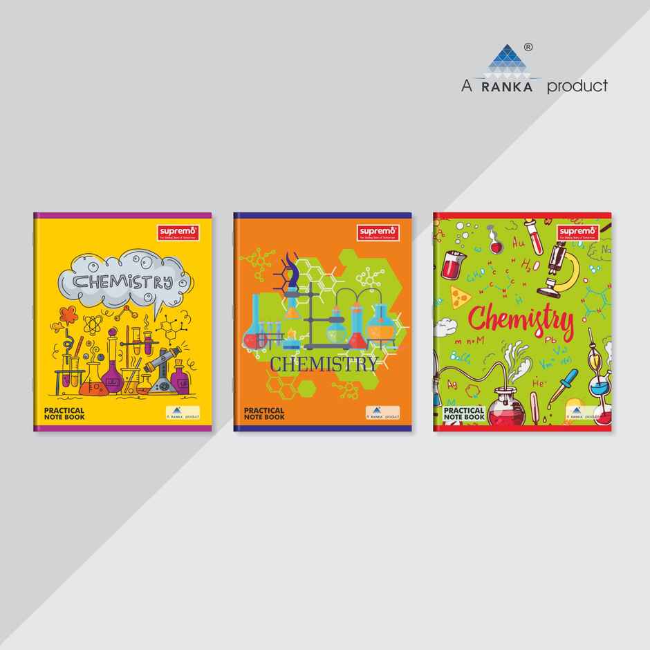 Ranka Supremo Practical Book Chemistry 265 X 215 Mm, Single Line/ Blank (Standard), 100 Pages