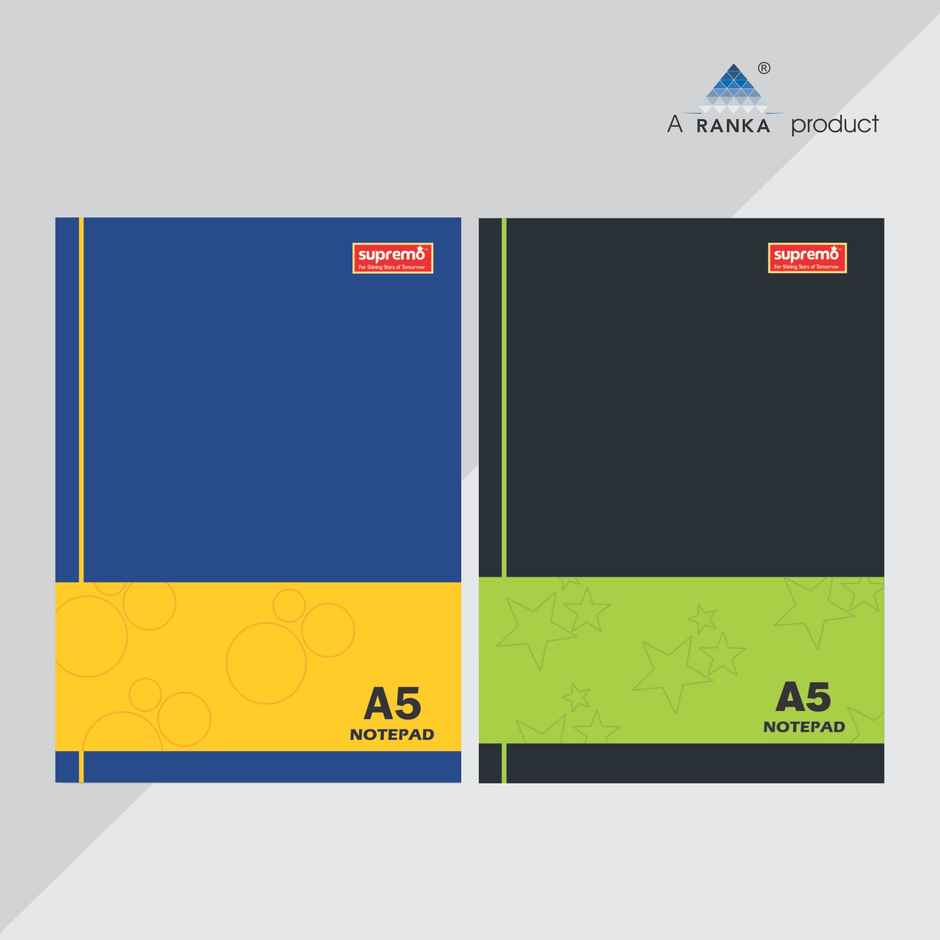 supremo A5 Notepad, Ruled, 35 Sheets