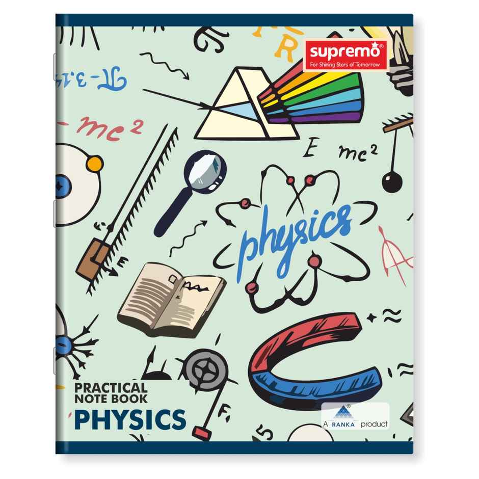 Ranka Supremo Practical Book Physics 265 X 215 Mm, Single Line/ Blank (Standard), 100 Pages