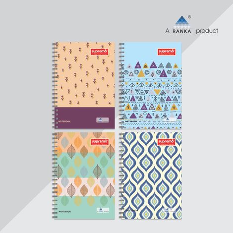 Ranka Supremo A5 Wiro Notepads Ruled, 100 Pages