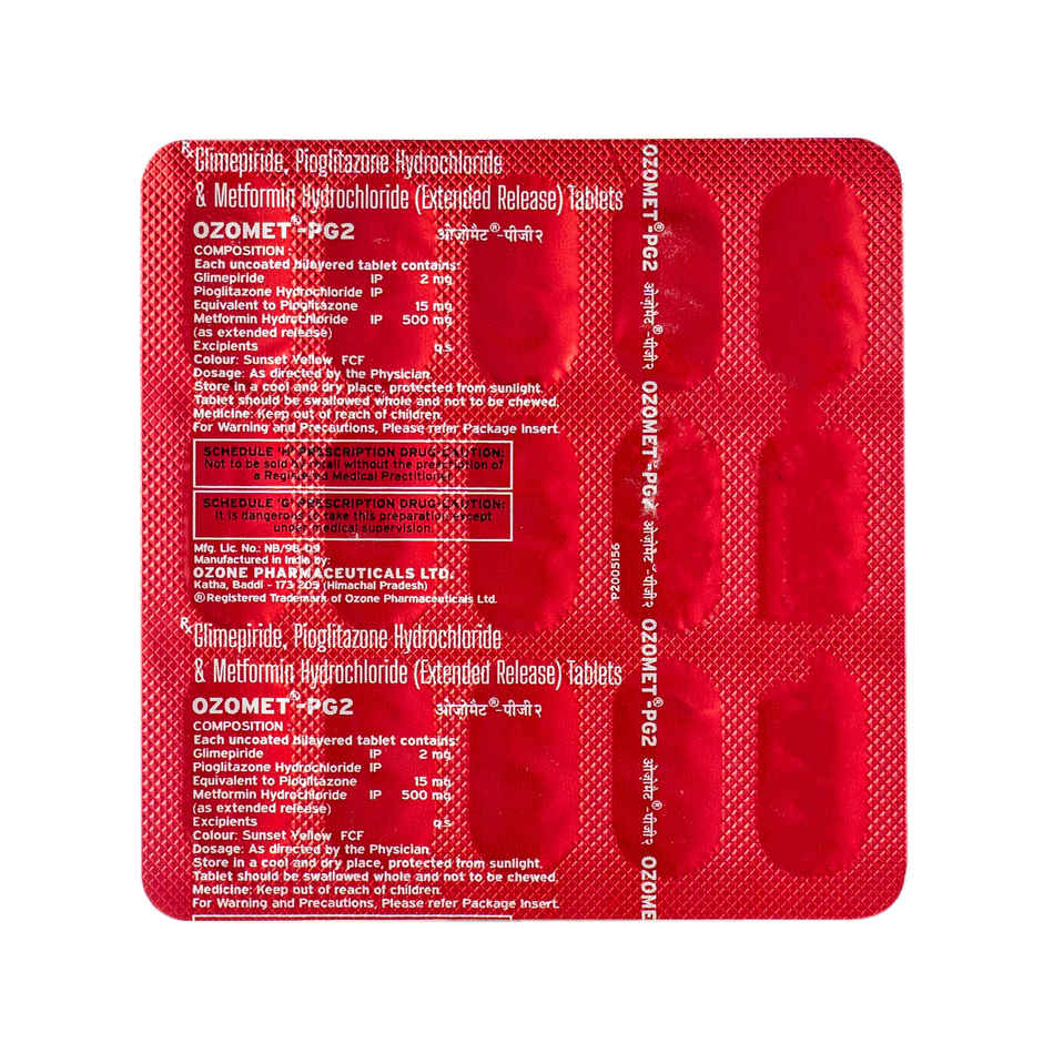 Ozomet-PG2 Tablet ER
