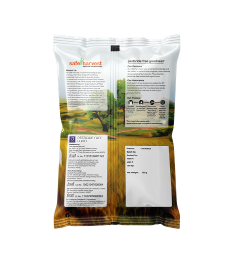Safe Harvest Groundnut (Mungfali) | Aflatoxin Free | Pesticide Free | Chemical Free